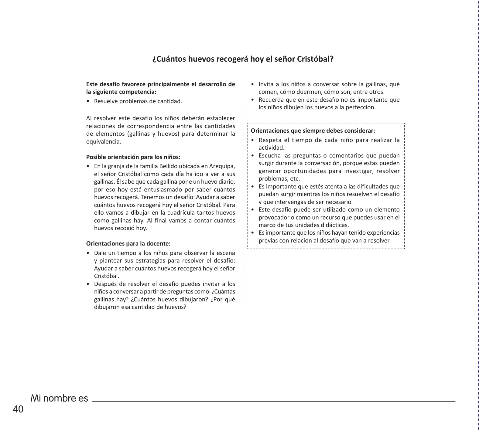 Página 42 de Crea, resuelve y aprende. Material impreso para niñas y niños de 4 años · 2024