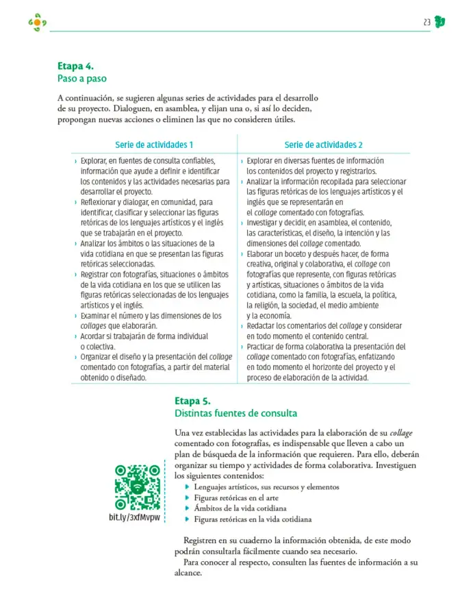 Página 24 de Colección Nanahuatzin. Nuestro libro de Proyectos. Tomo II. Libro de Educación Telesecundaria Grado 3° Ciclo Escolar 2025 - 2026