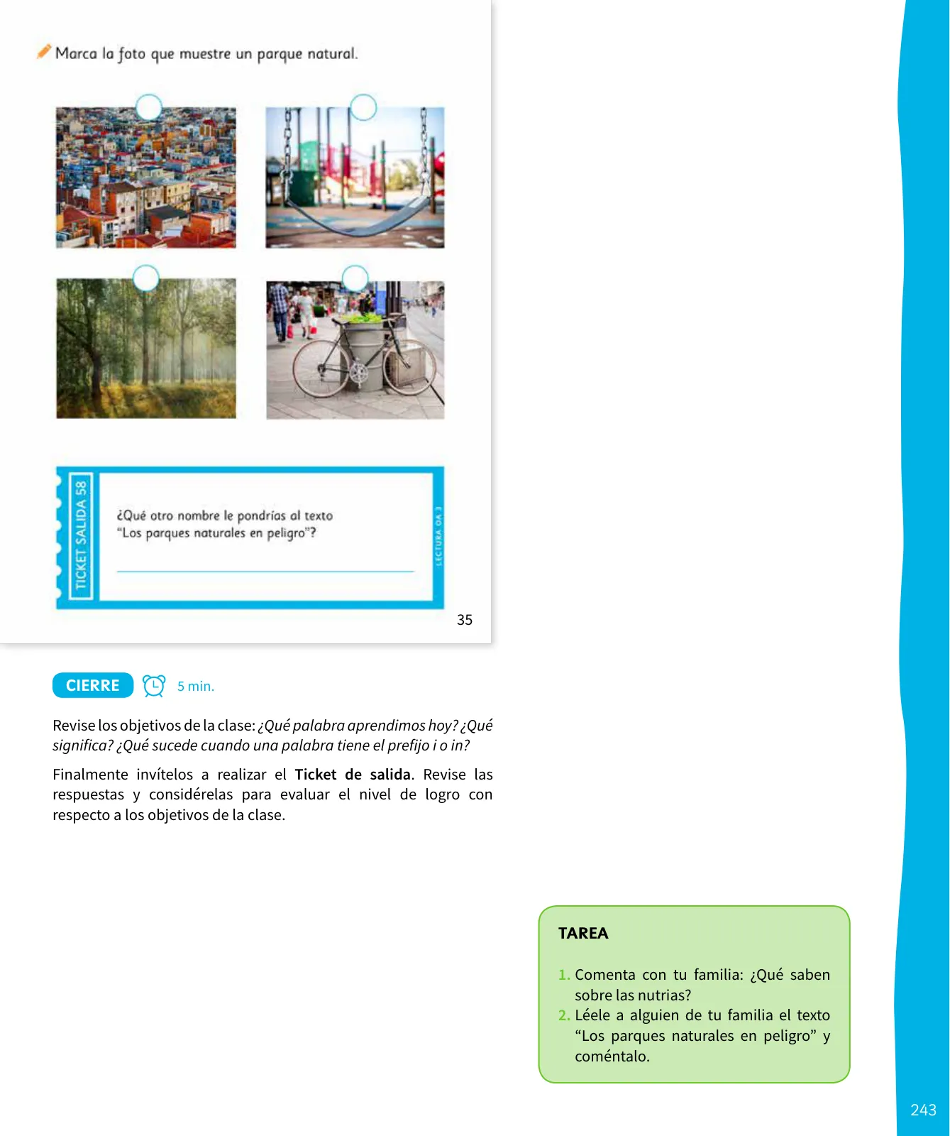 Página 244 de Lenguaje y Comunicación – Segundo Básico – Texto del Estudiante MINEDUC – Descargar PDF · 2024