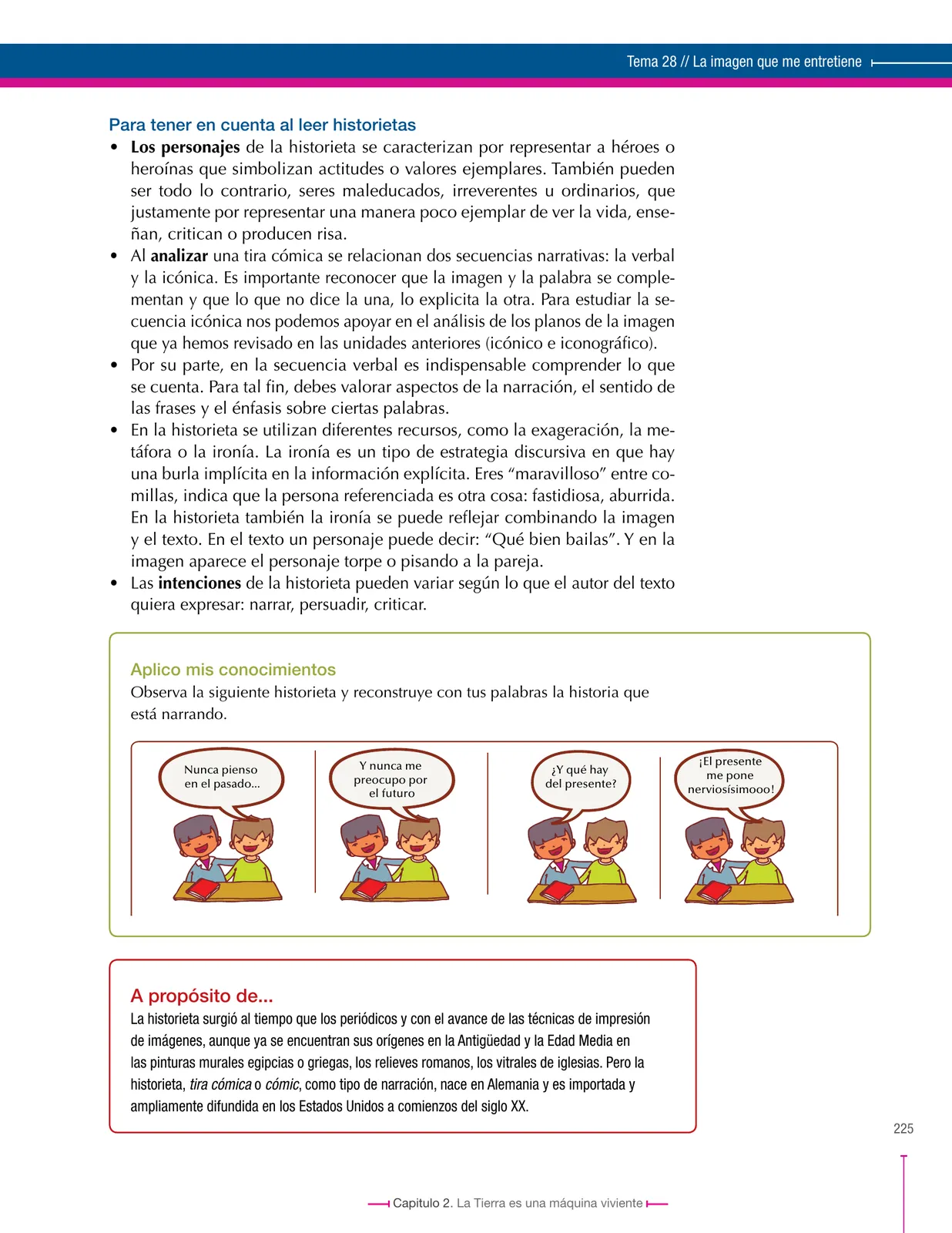 Página 225 de Lenguaje 6° · Secundaria Activa