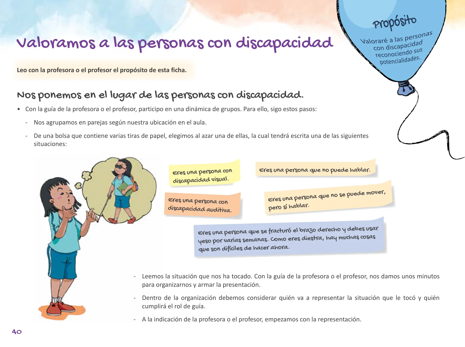 Página 42 de Cuadernillo de Tutoría 5 : quinto grado de Educación Primaria · 2021