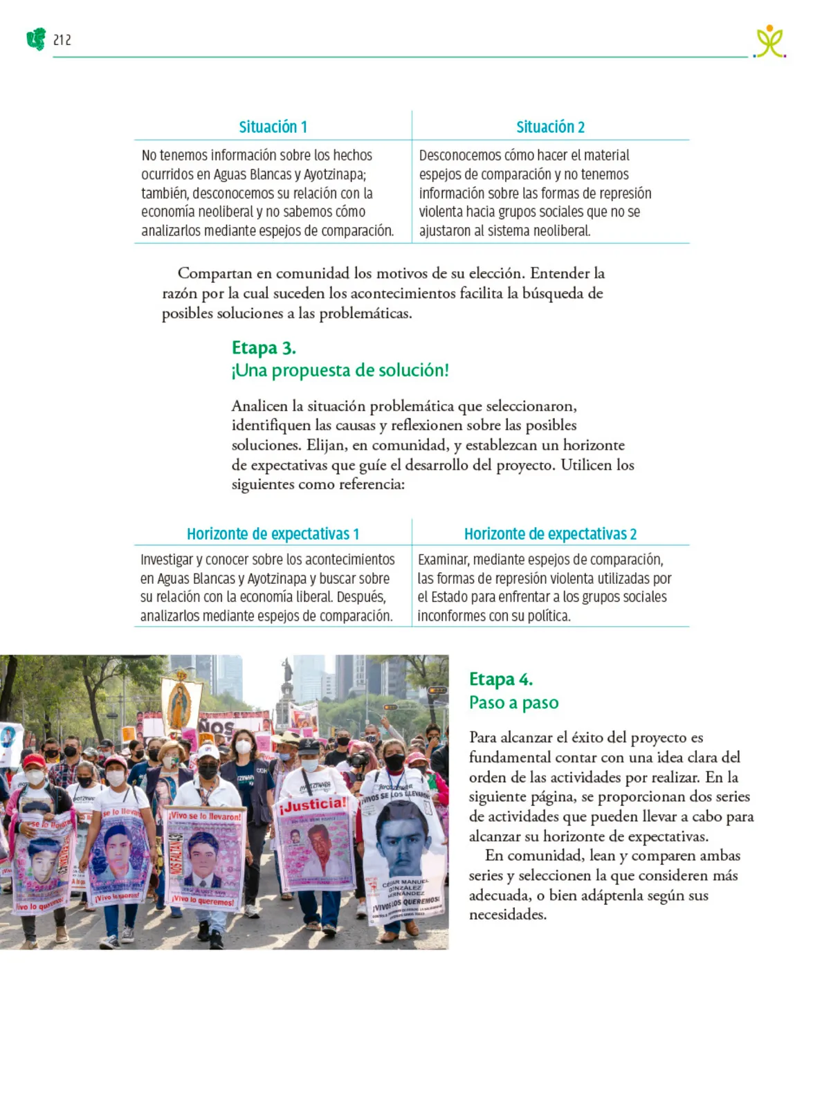 Miniatura página 213 de Colección Sk´asolil. Nuestro libro de Proyectos.  Tomo III.  Libro de Educación Telesecundaria Grado 2°  Ciclo Escolar 2025 - 2026