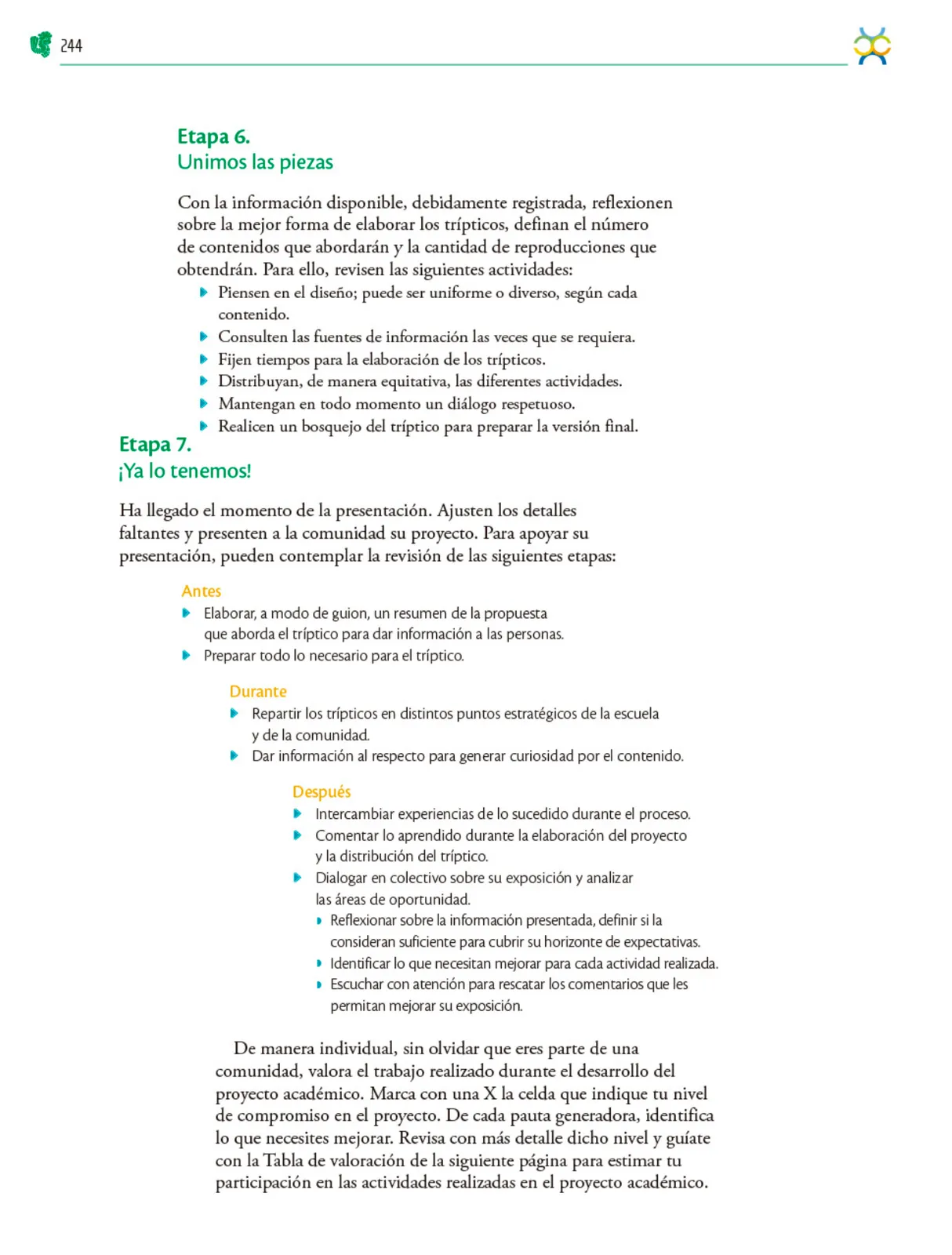 Página 245 de Colección Sk´asolil. Nuestro libro de Proyectos. Tomo II. Libro de Educación Telesecundaria Grado 2° Ciclo Escolar 2025 - 2026