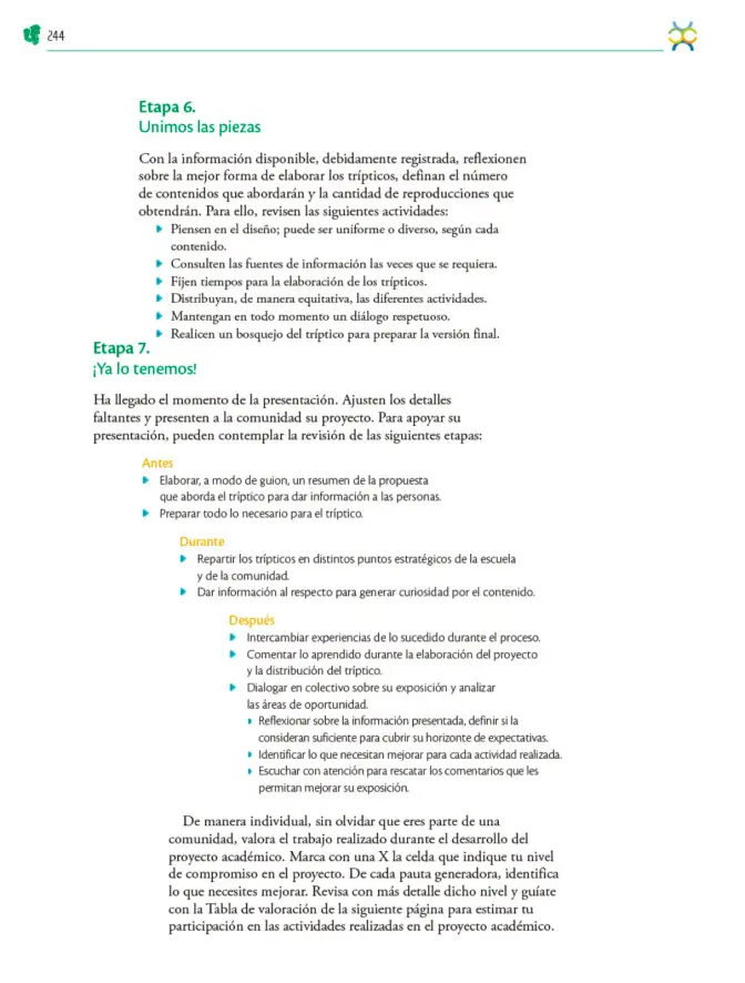Página 245 de Colección Sk´asolil. Nuestro libro de Proyectos. Tomo II. Libro de Educación Telesecundaria Grado 2° Ciclo Escolar 2025 - 2026