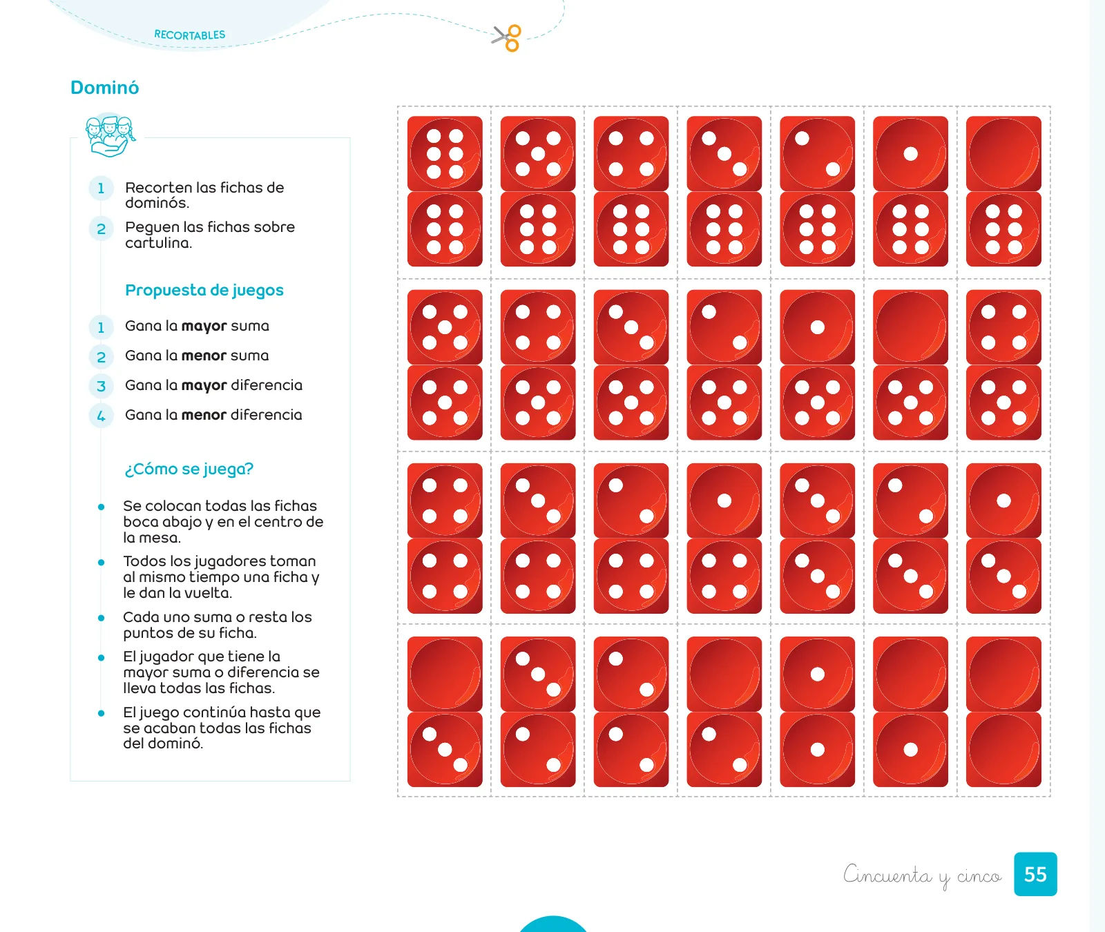 Página 57 de Cuadernillo de Matemática 1. Primer grado de Primaria · 2024
