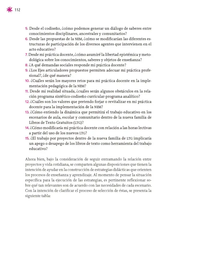 Página 113 de Un libro sin recetas para la maestra y el maestro. Fase 6. Libro de Educación Telesecundaria Grado 1°, 2°, 3° Ciclo Escolar 2025 - 2026