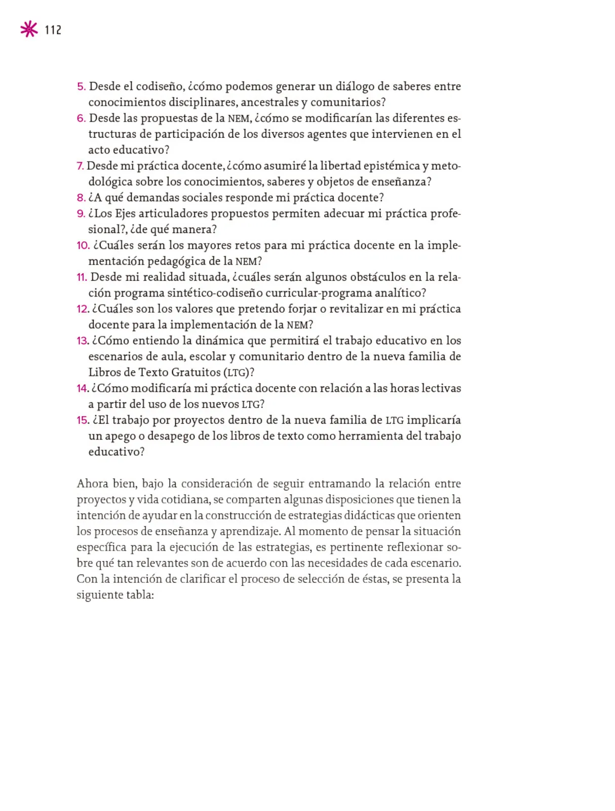Miniatura página 113 de Un libro sin recetas para la maestra y el maestro. Fase 6.   Libro de Educación Telesecundaria Grado 1°, 2°, 3°  Ciclo Escolar 2025 - 2026
