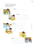 Miniatura página 14 de Múltiples lenguajes. Trazos y palabras.   Libro de Educación Primaria Grado 2°  Ciclo Escolar 2025 - 2026
