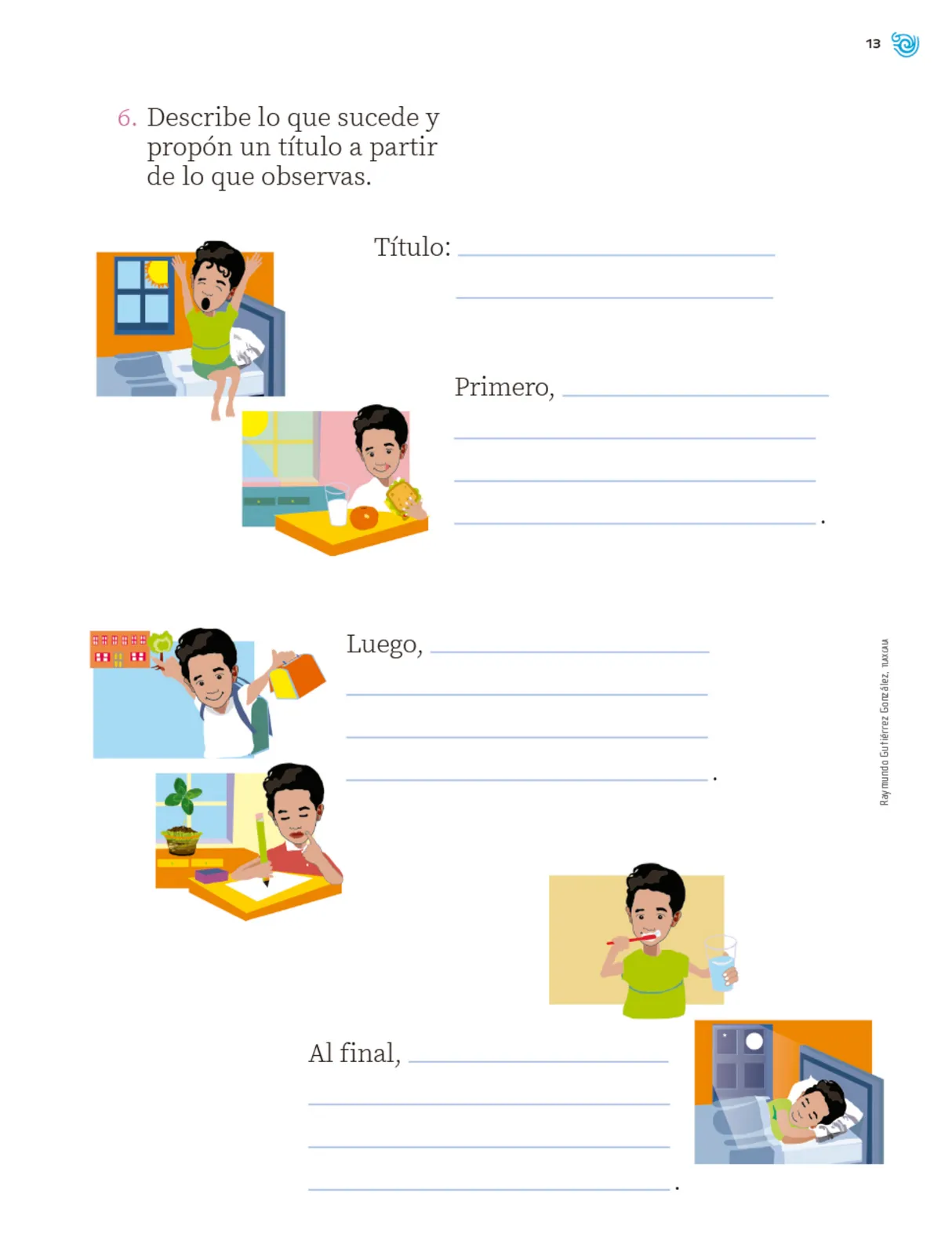Miniatura página 14 de Múltiples lenguajes. Trazos y palabras.   Libro de Educación Primaria Grado 2°  Ciclo Escolar 2025 - 2026