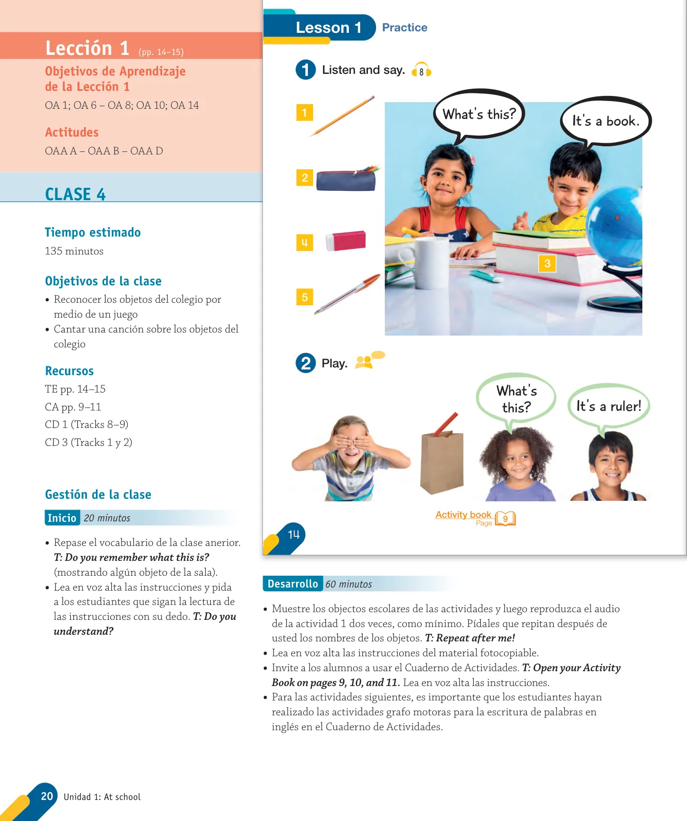 Página 22 de Inglés – Primero Básico | Student’s Book MINEDUC – Descargar PDF · 2024