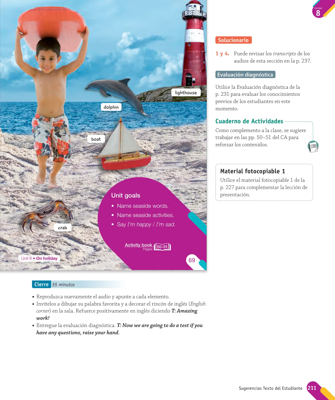 Miniatura página 95 de Inglés – Primero Básico | Student’s Book MINEDUC – Descargar PDF · 2024