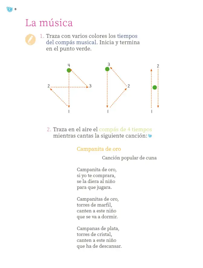 Página 9 de Múltiples lenguajes. Trazos y números. Libro de Educación Primaria Grado 1° Ciclo Escolar 2025 - 2026