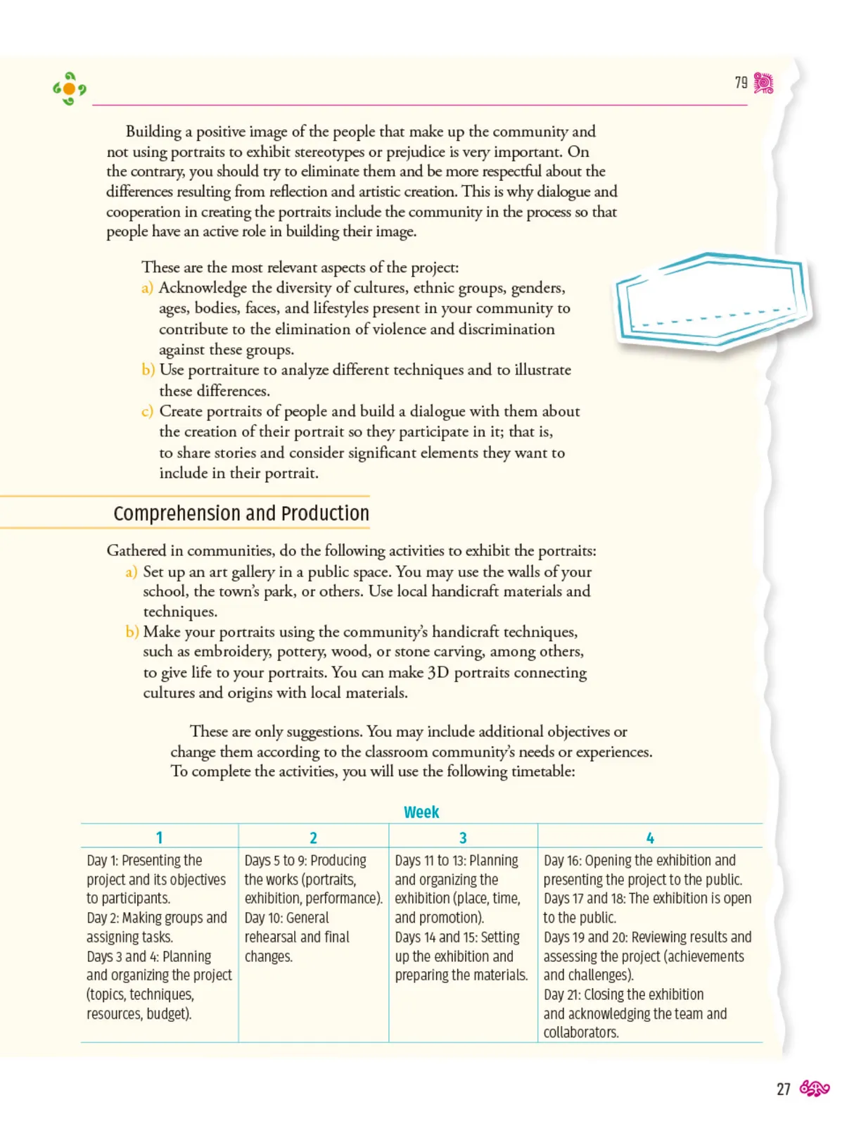 Miniatura página 28 de Uérakua anapu uantakua. Projects and Readings.  Libro de Educación Secundaria Grado 2°  Ciclo Escolar 2025 - 2026