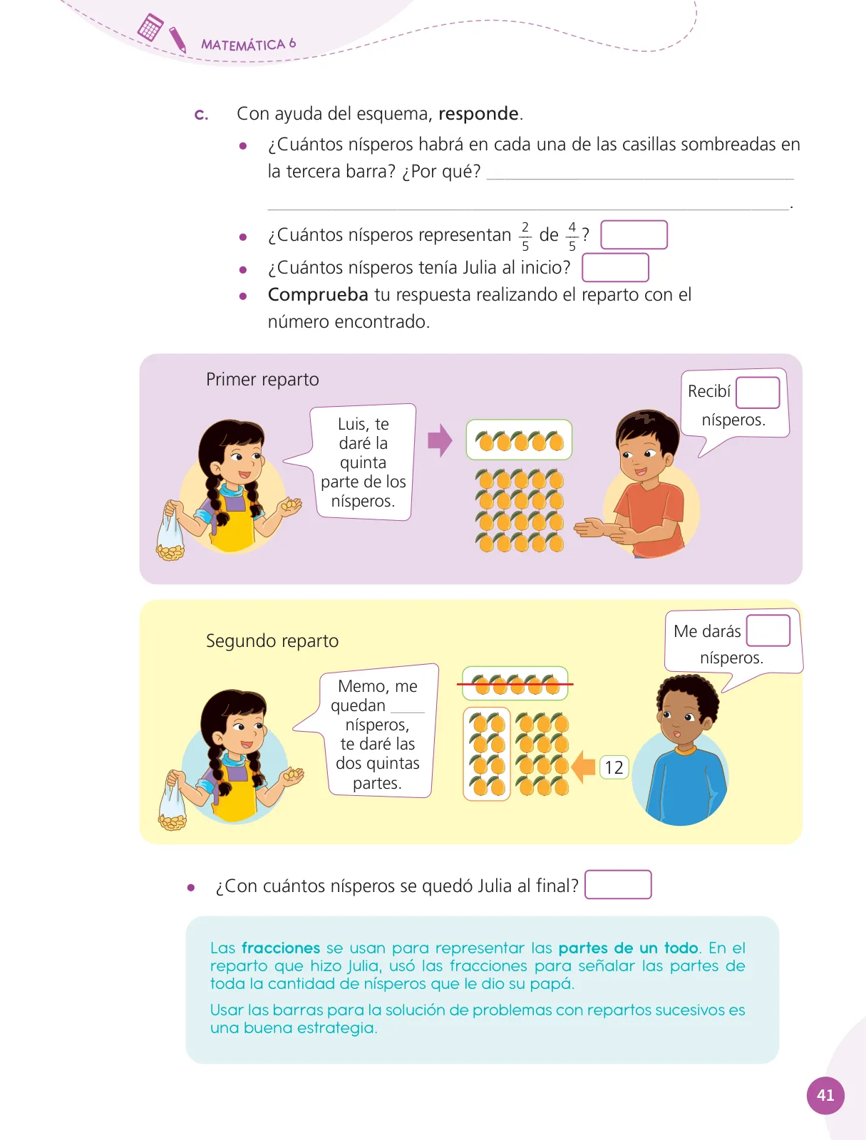 Miniatura página 43 de Cuadernillo de Matemática 6, sexto grado de Primaria ﻿ · 2023