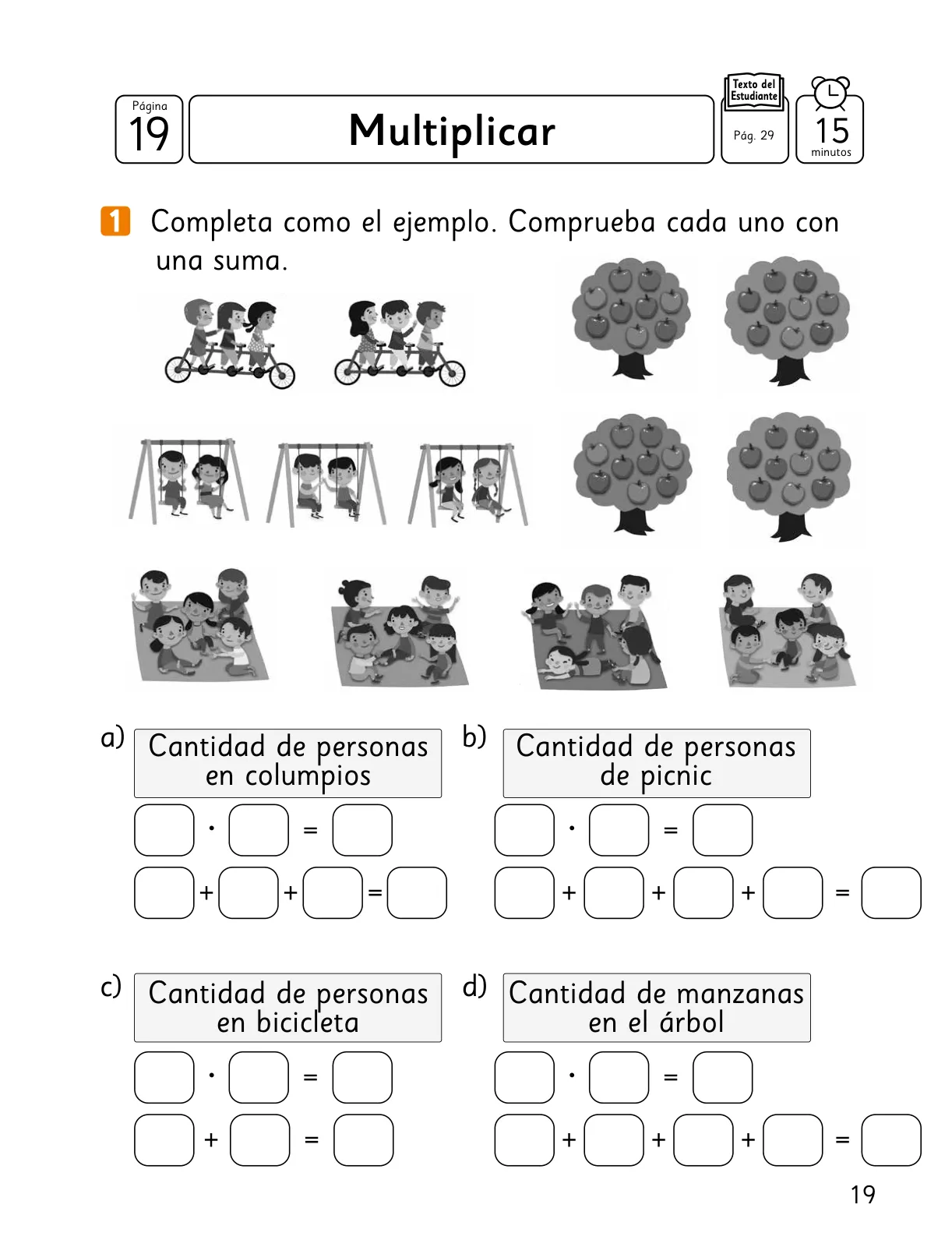 Página 20 de Sumo Primero – Segundo Básico | Texto del Estudiante MINEDUC – Descargar PDF · 2024