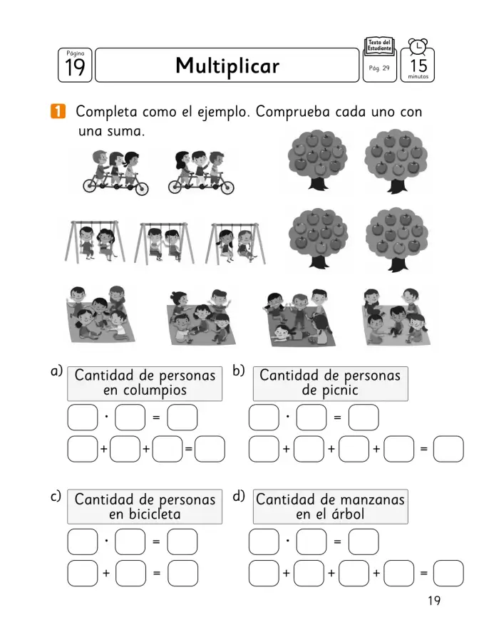 Página 20 de Sumo Primero – Segundo Básico | Texto del Estudiante MINEDUC – Descargar PDF · 2024