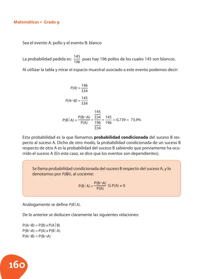 Página 161 de Matematica 9° · Postprimaria