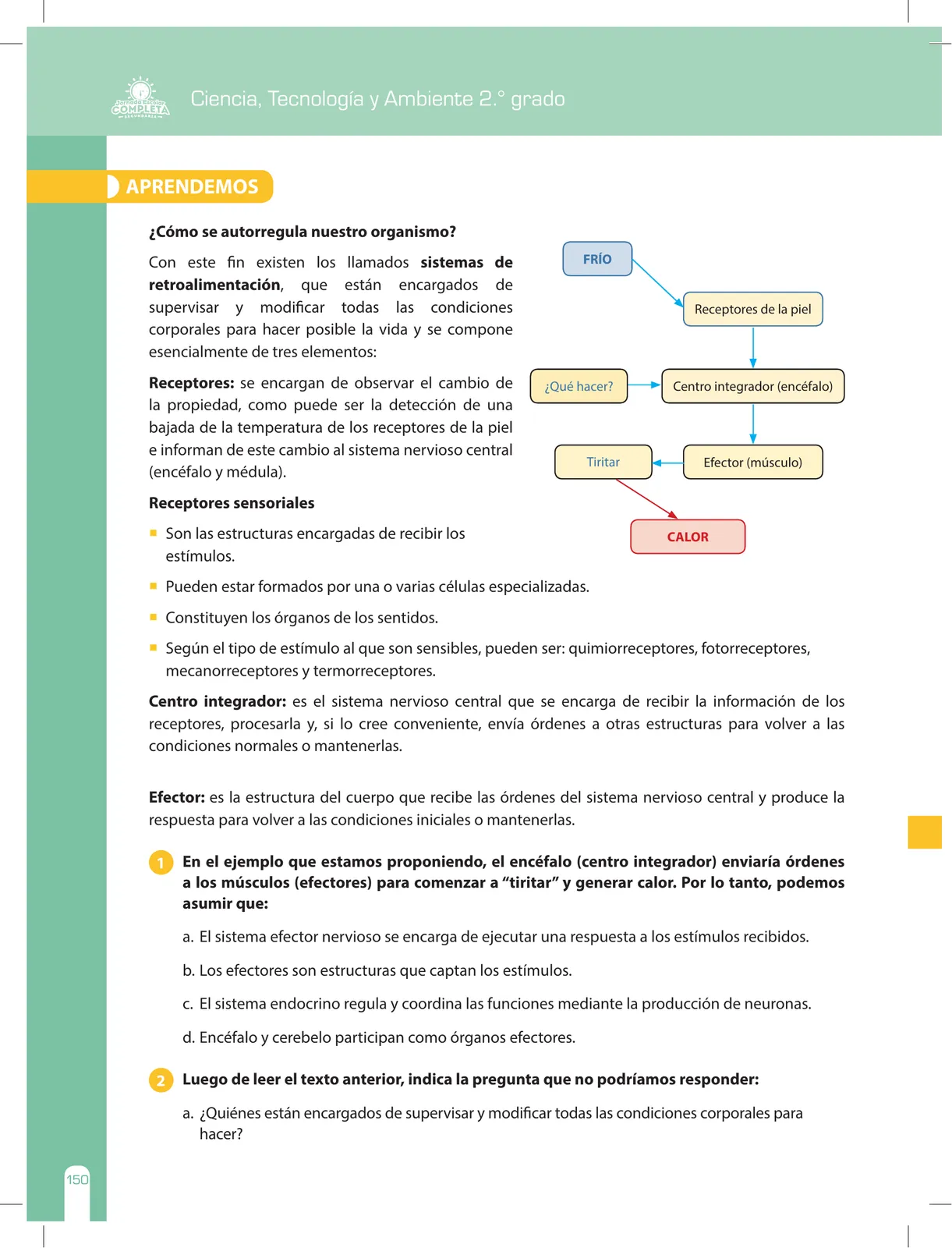 Página 150 de Ciencia, Tecnología y Ambiente 2 : cuaderno de reforzamiento pedagógico - JEC · 2016