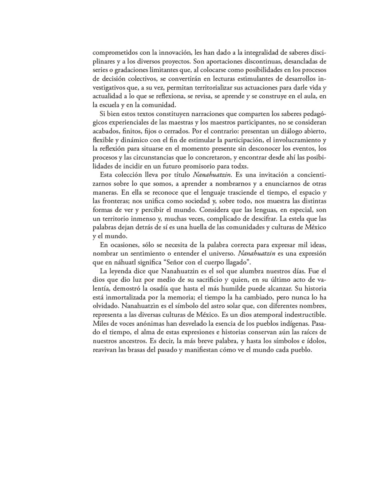 Miniatura página 9 de Colección Nanahuatzin. De lo humano y lo comunitario.   Libro de Educación Secundaria Grado 3°  Ciclo Escolar 2025 - 2026