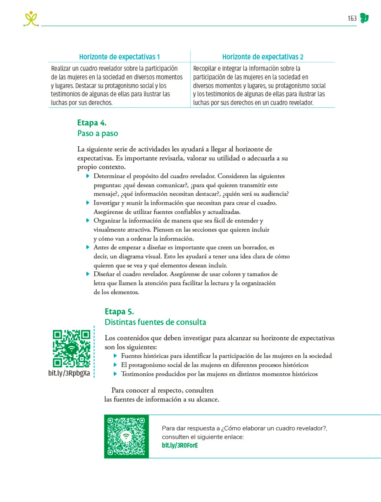 Miniatura página 164 de Colección Ximhai. Nuestro libro de Proyectos.  Tomo III.  Libro de Educación Telesecundaria Grado 1°  Ciclo Escolar 2025 - 2026