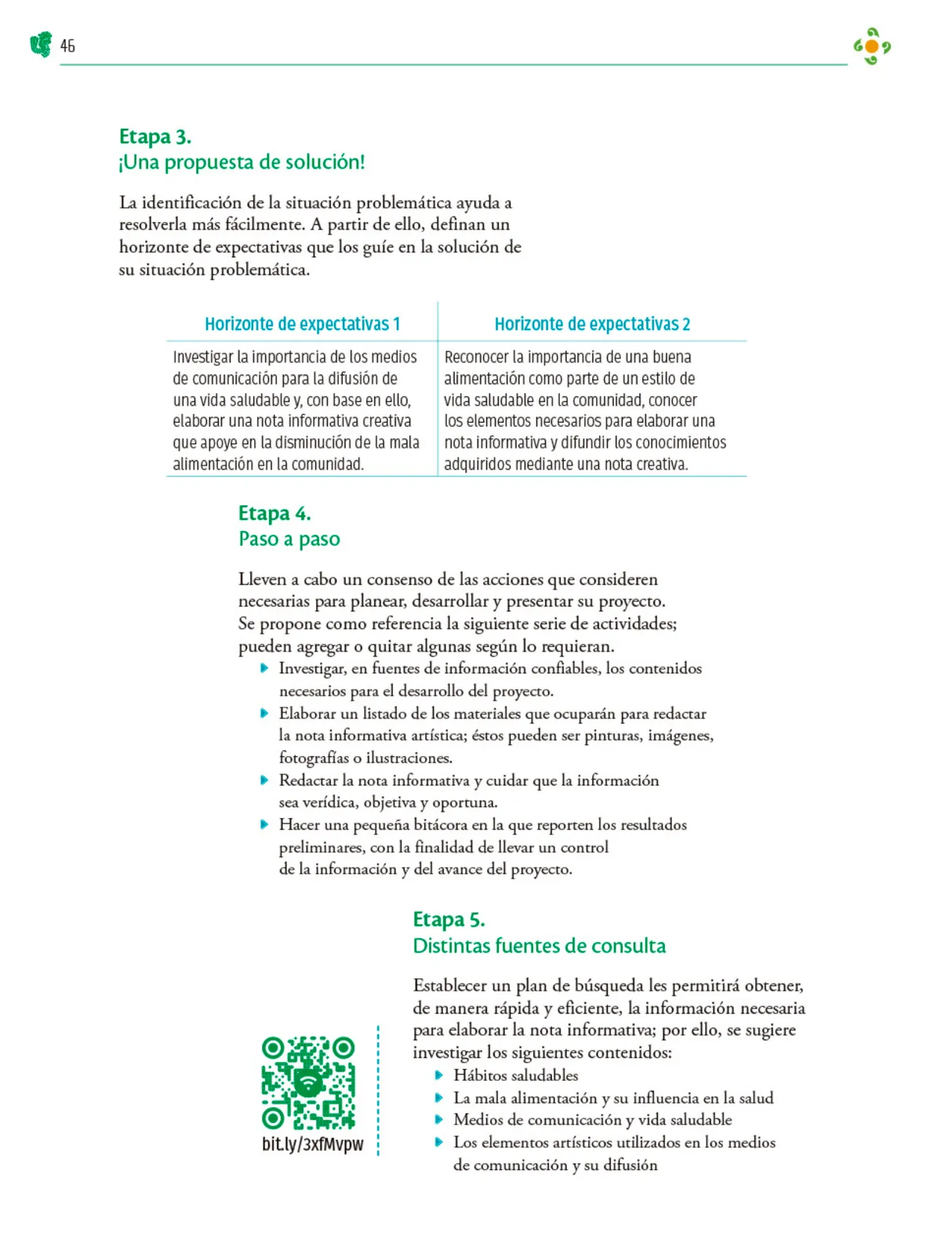 Página 47 de Colección Nanahuatzin. Nuestro libro de Proyectos.  Tomo III.  Libro de Educación Telesecundaria Grado 3°  Ciclo Escolar 2025 - 2026