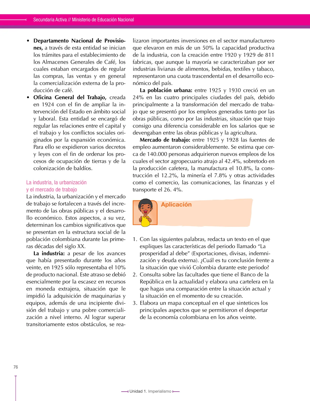 Página 76 de Ciencias Sociales 9° · Secundaria Activa