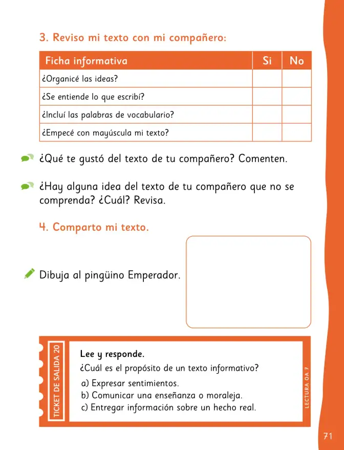 Página 73 de Lenguaje y Comunicación – Segundo Básico – Texto del Estudiante MINEDUC – Descargar PDF · 2024