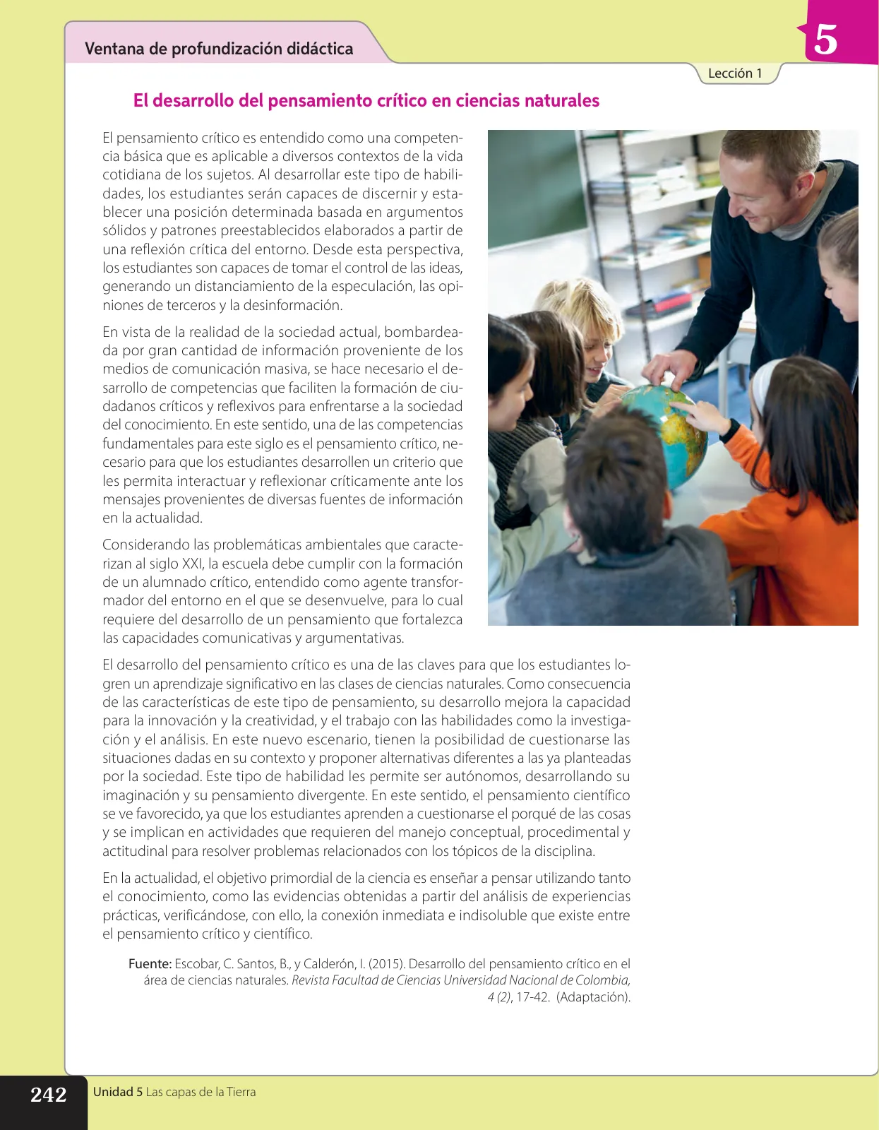 Página 129 de Libro de Ciencias Naturales – Quinto Básico | Texto del Estudiante MINEDUC – Descargar PDF · 2024