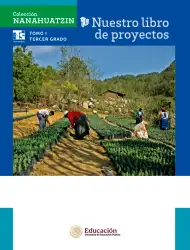 Página de Colección Nanahuatzin. Nuestro libro de Proyectos. Tomo I.   Libro de Educación Telesecundaria Grado 3°  Ciclo Escolar 2025 - 2026