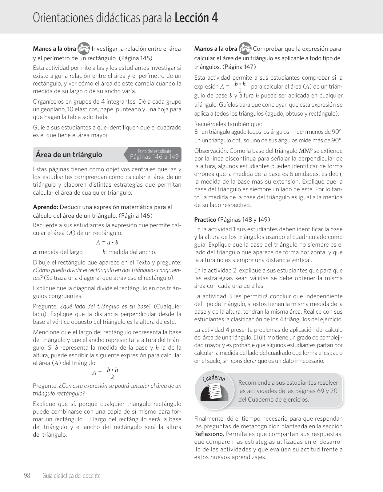Miniatura página 190 de Matemática – Quinto Básico | Texto del Estudiante MINEDUC – Descargar PDF · 2024