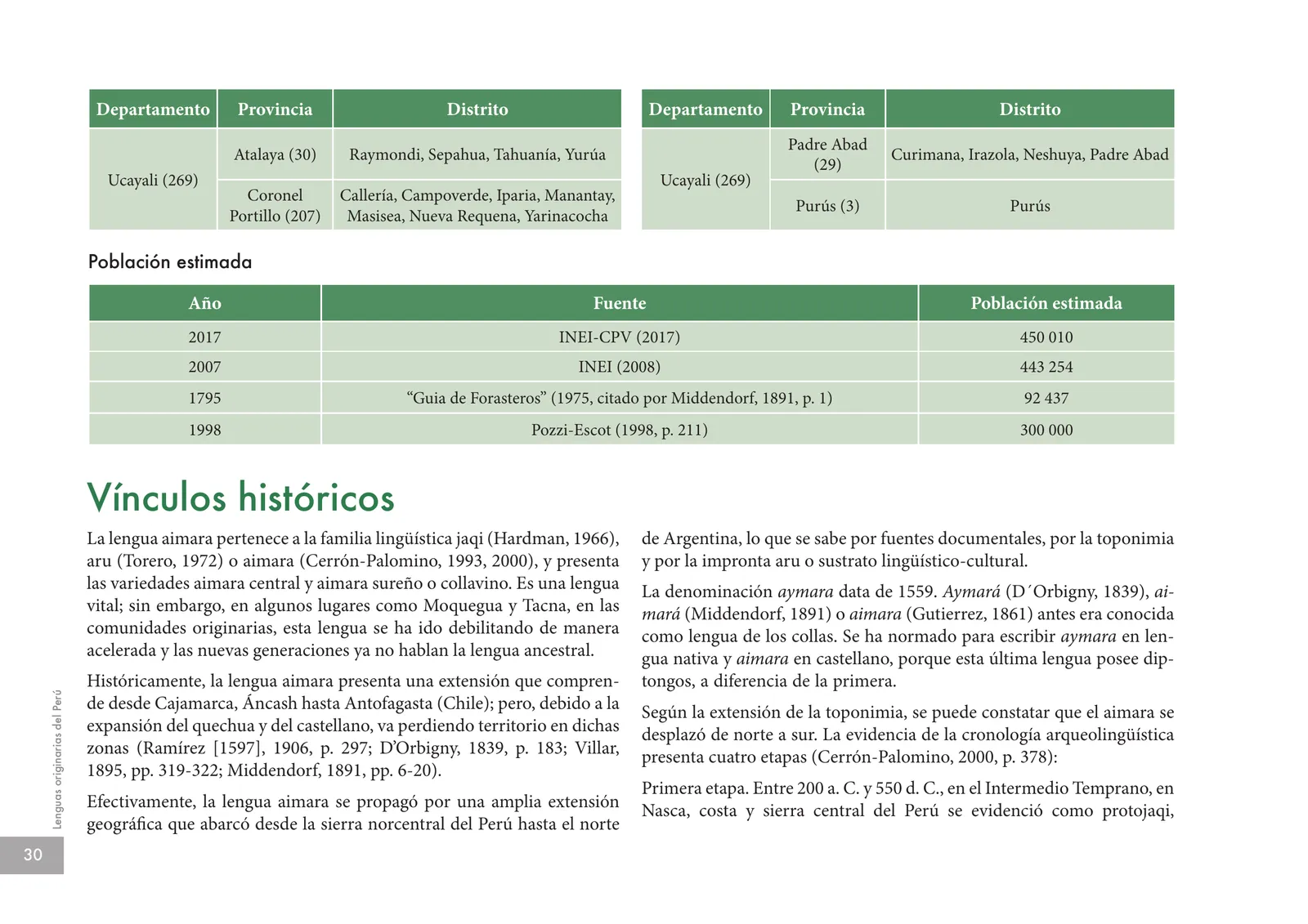 Página 32 de Lenguas originarias del Perú · 2018