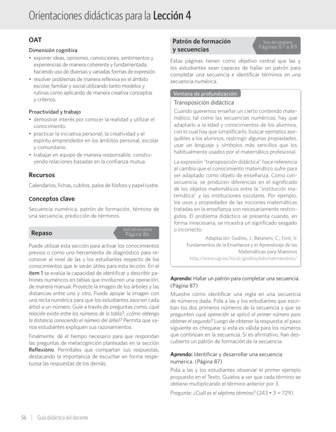Página 62 de Matemática – Quinto Básico | Texto del Estudiante MINEDUC – Descargar PDF · 2024