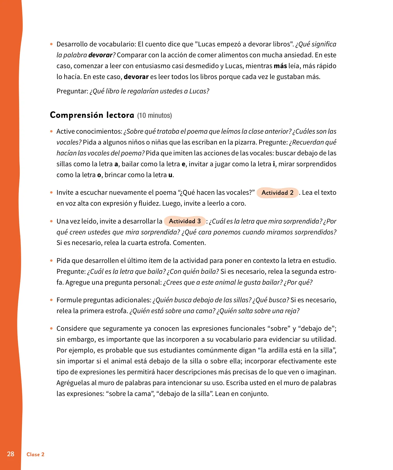 Página 29 de Lenguaje y Comunicación – Primero Básico | Texto del Estudiante MINEDUC – Descargar PDF · 2024