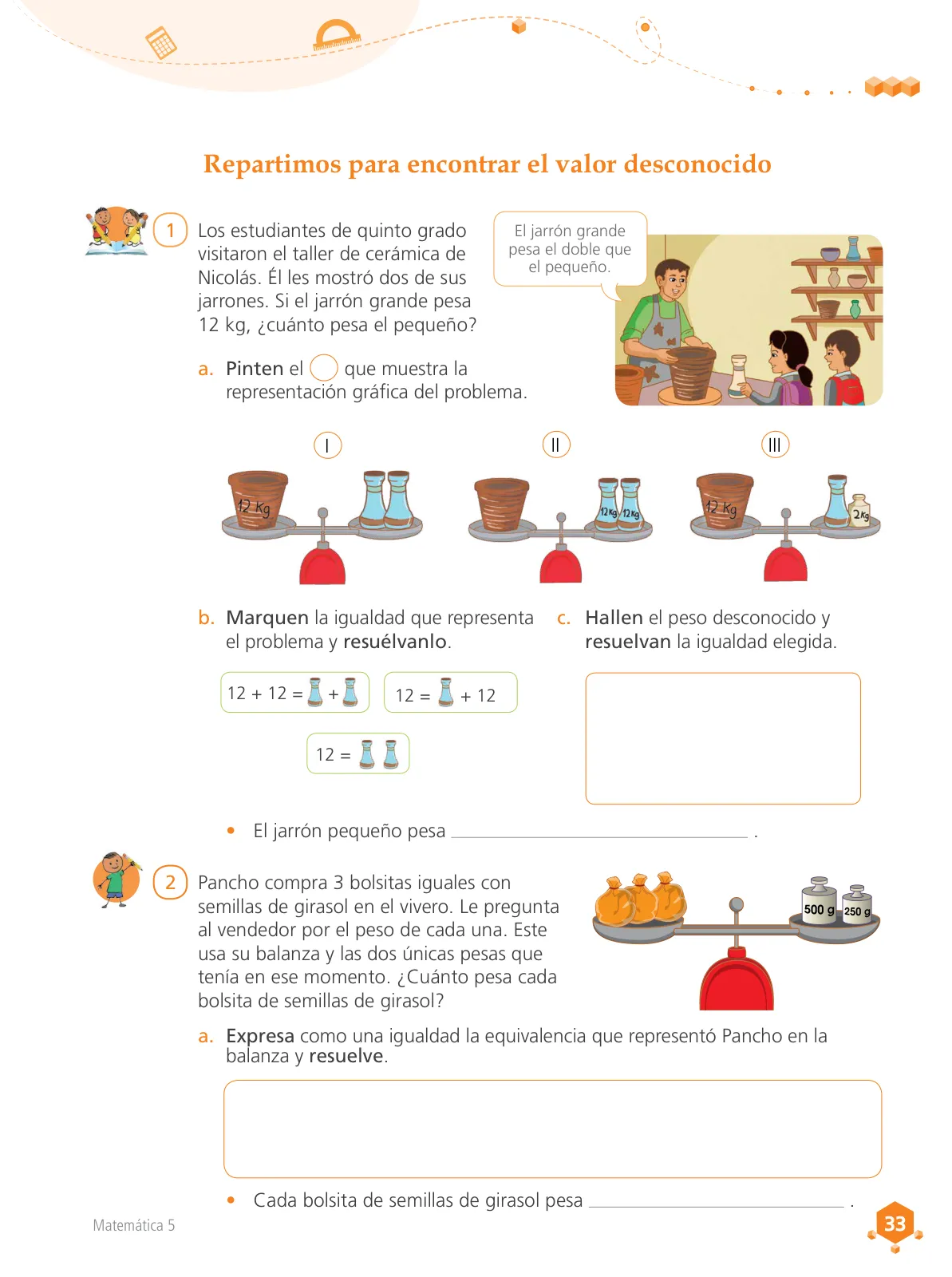 Miniatura página 34 de Matemática 5 : cuaderno de trabajo para quinto grado de Educación Primaria 2018 · 2018
