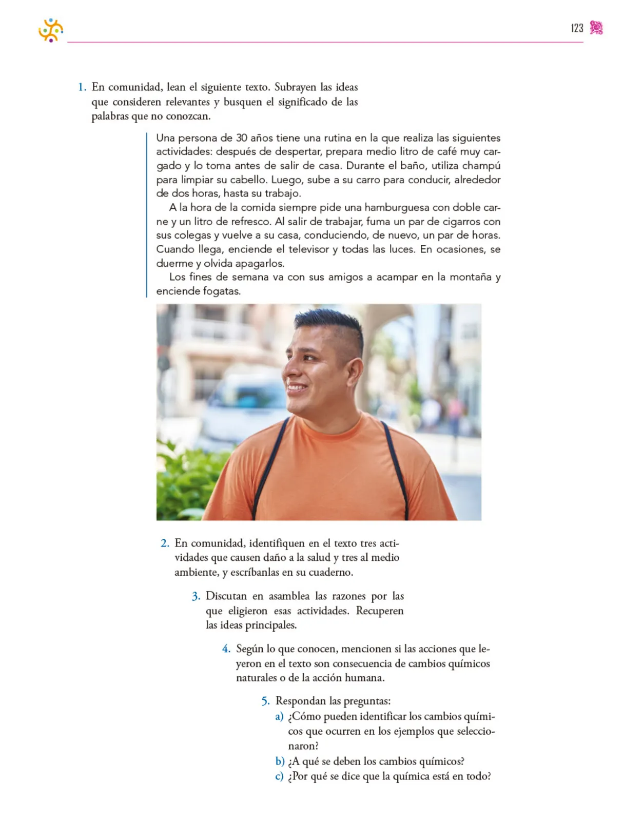 Miniatura página 124 de Colección Nanahuatzin. Nuestro libro de proyectos.   Libro de Educación Secundaria Grado 3°  Ciclo Escolar 2025 - 2026