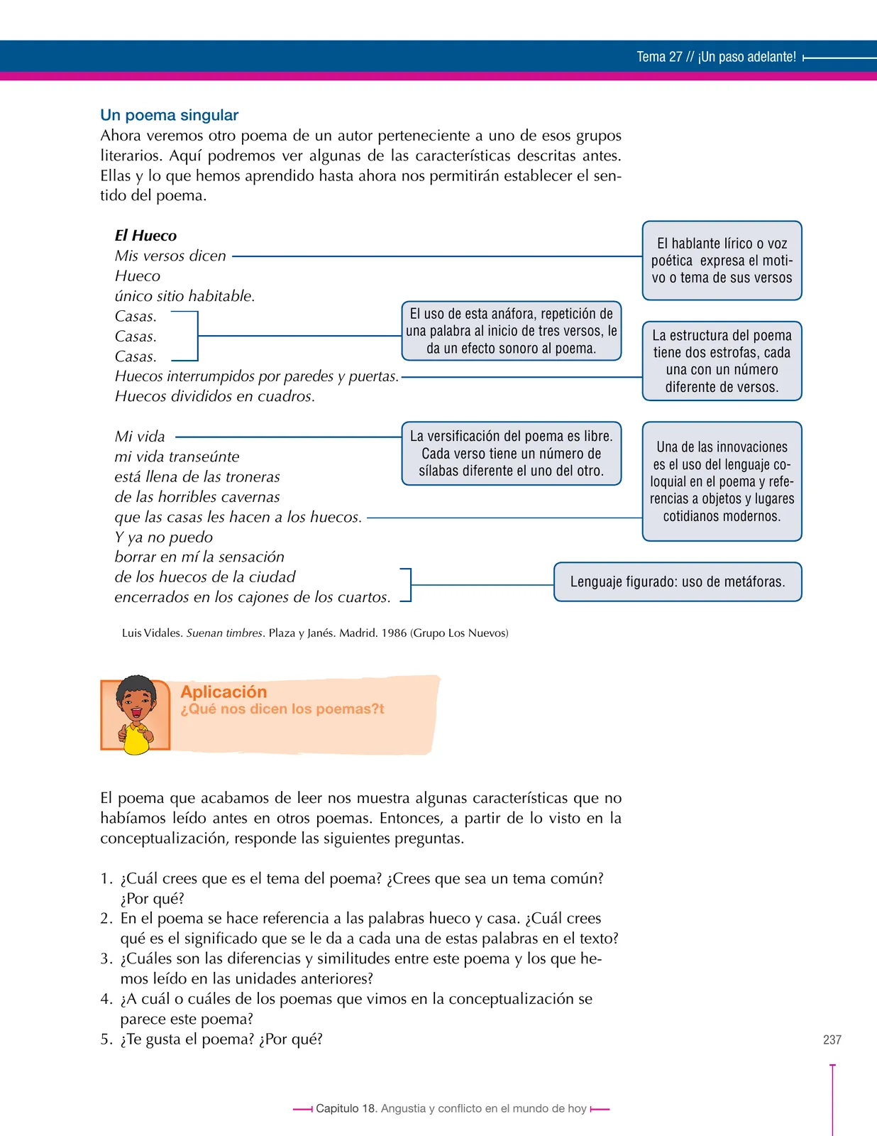 Página 237 de Lenguaje 8° · Secundaria Activa