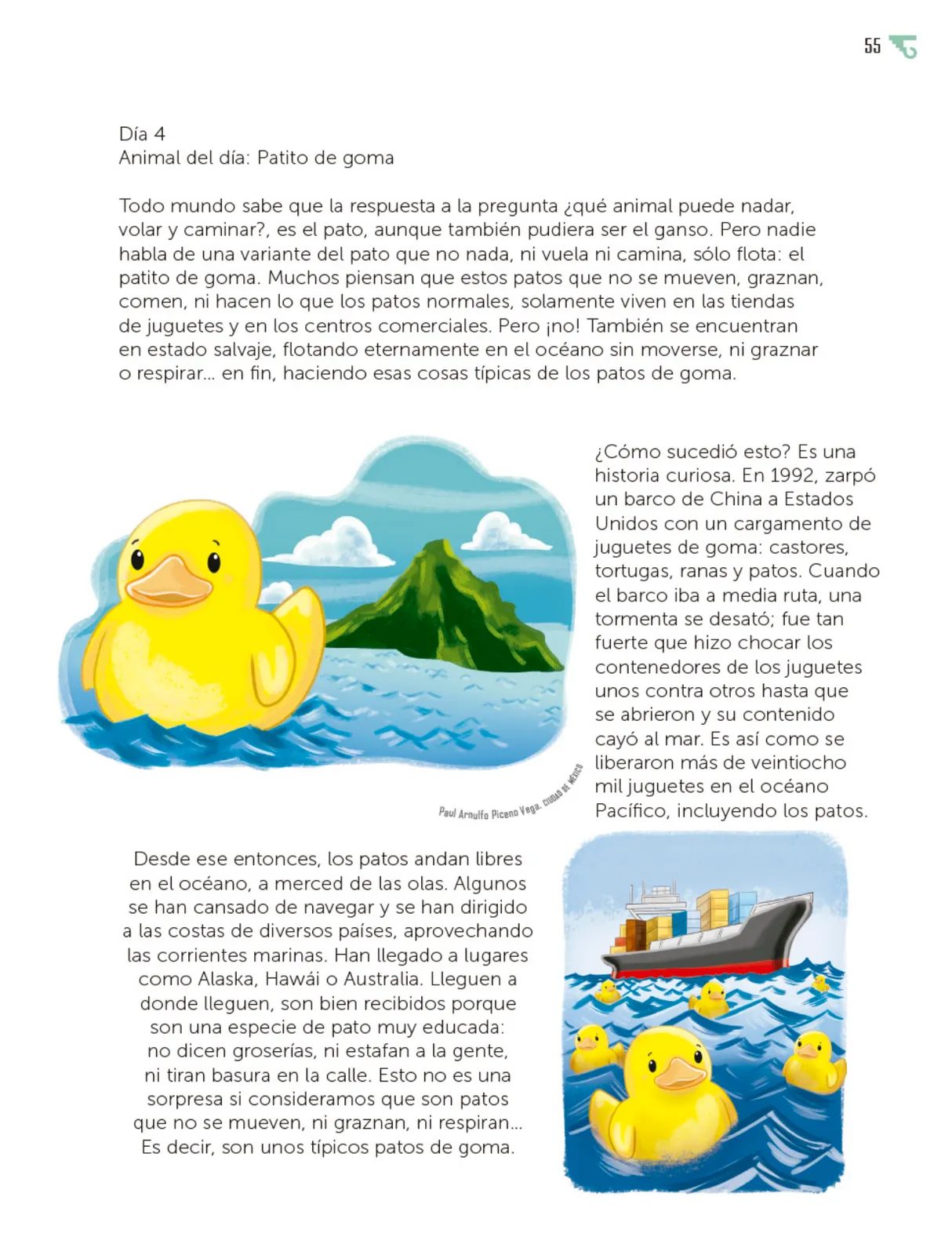 Miniatura página 56 de Múltiples lenguajes.   Libro de Educación Primaria Grado 5°  Ciclo Escolar 2025 - 2026