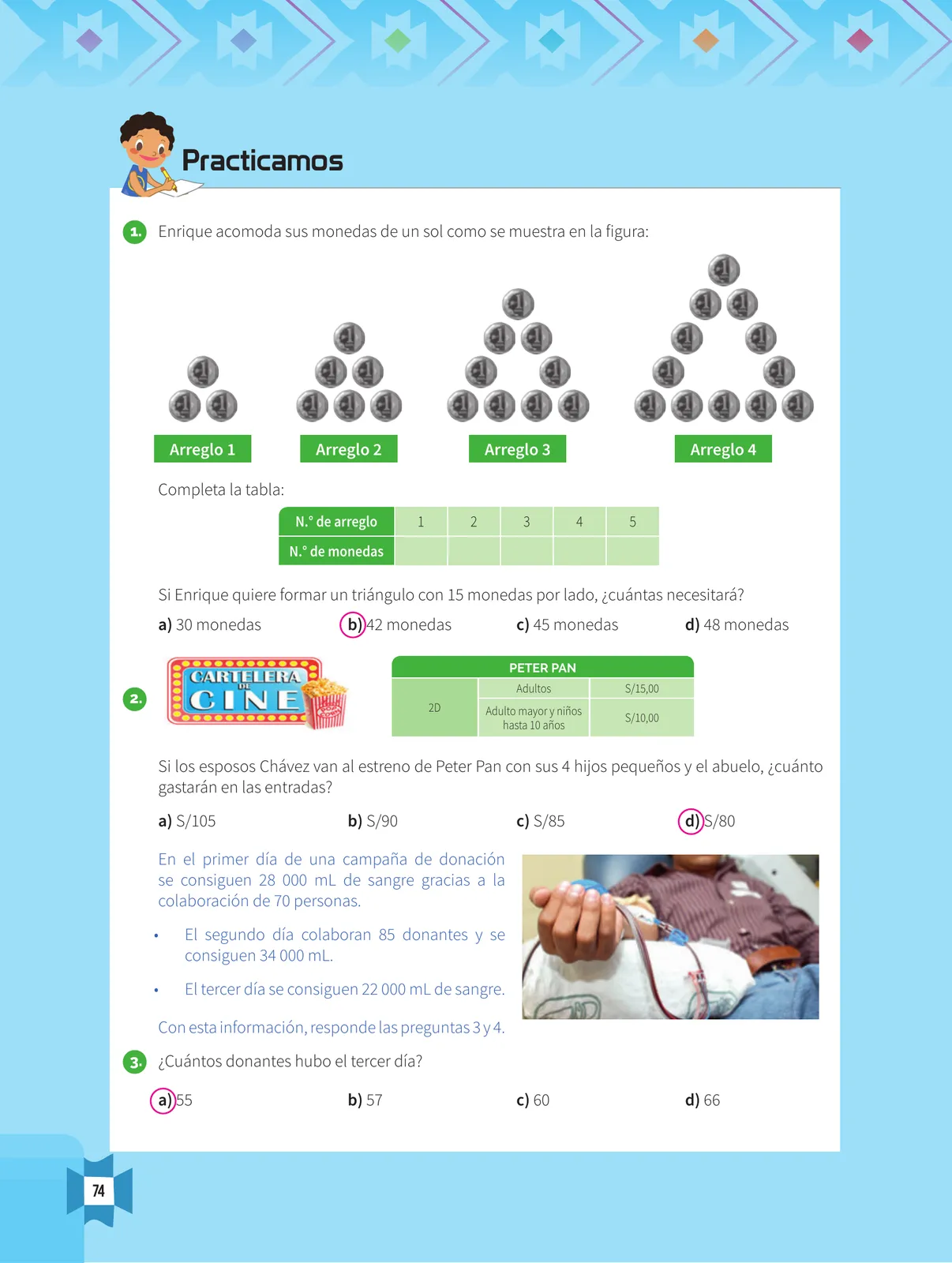 Página 76 de Resolvamos problemas 1 : manual para el docente 2018 · 2018