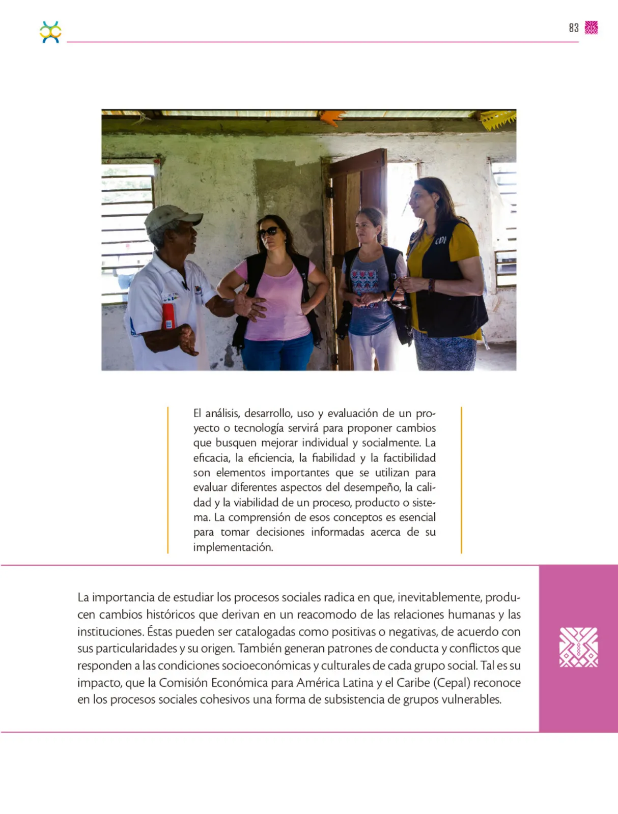 Miniatura página 84 de Colección Ximhai. De lo humano y lo comunitario.   Libro de Educación Secundaria Grado 1°  Ciclo Escolar 2025 - 2026