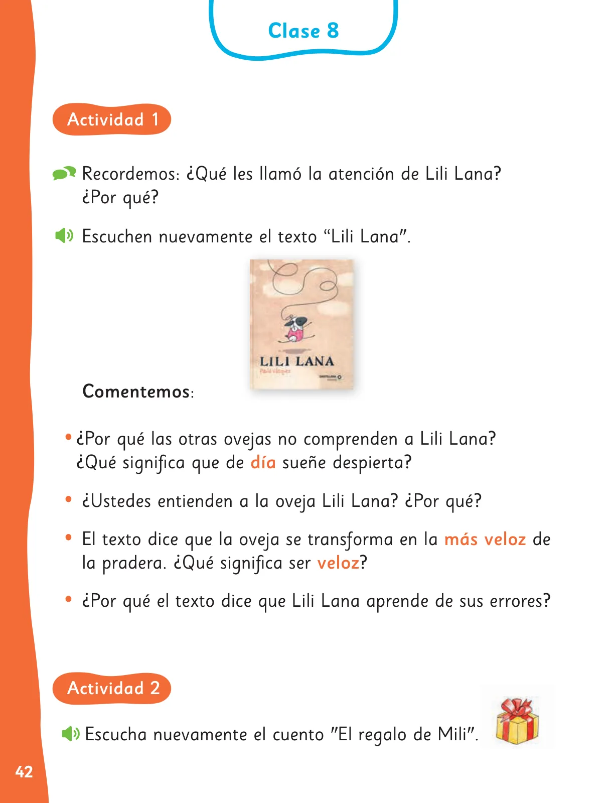 Miniatura página 45 de Lenguaje y Comunicación – Primero Básico | Texto del Estudiante MINEDUC – Descargar PDF · 2024