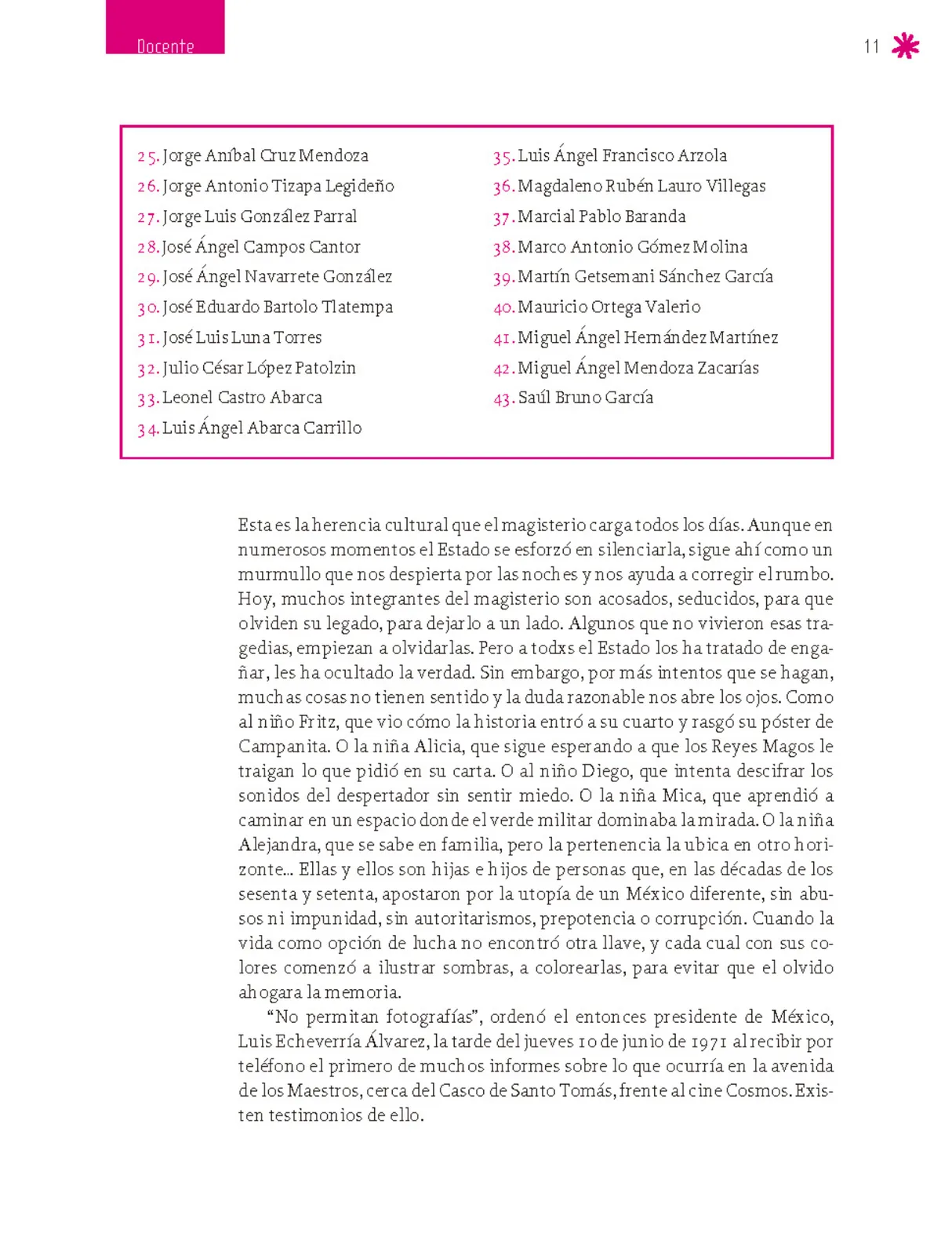 Miniatura página 12 de Un libro sin recetas para la maestra y el maestro. Fase 6.  Libro de Educación Secundaria Grado 1°, 2°, 3°  Ciclo Escolar 2025 - 2026