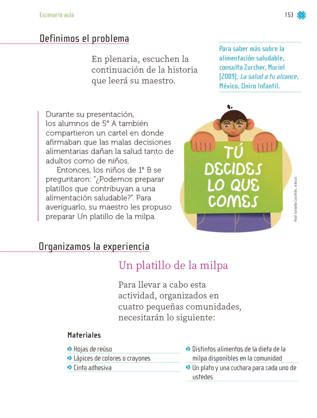 Miniatura página 154 de Proyectos de Aula.   Libro de Educación Primaria Grado 1°  Ciclo Escolar 2025 - 2026