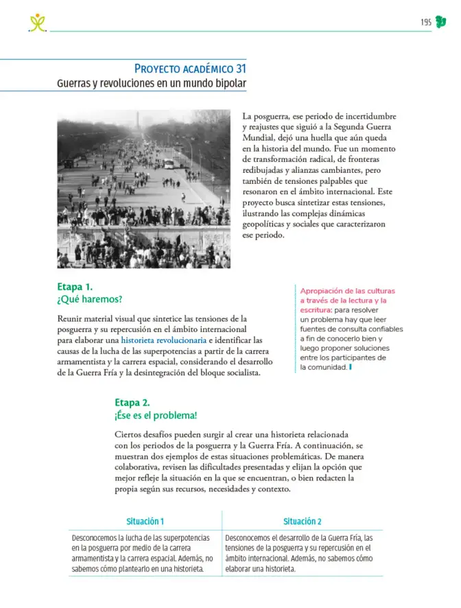 Página 196 de Colección Nanahuatzin. Nuestro libro de Proyectos. Tomo III. Libro de Educación Telesecundaria Grado 3° Ciclo Escolar 2025 - 2026