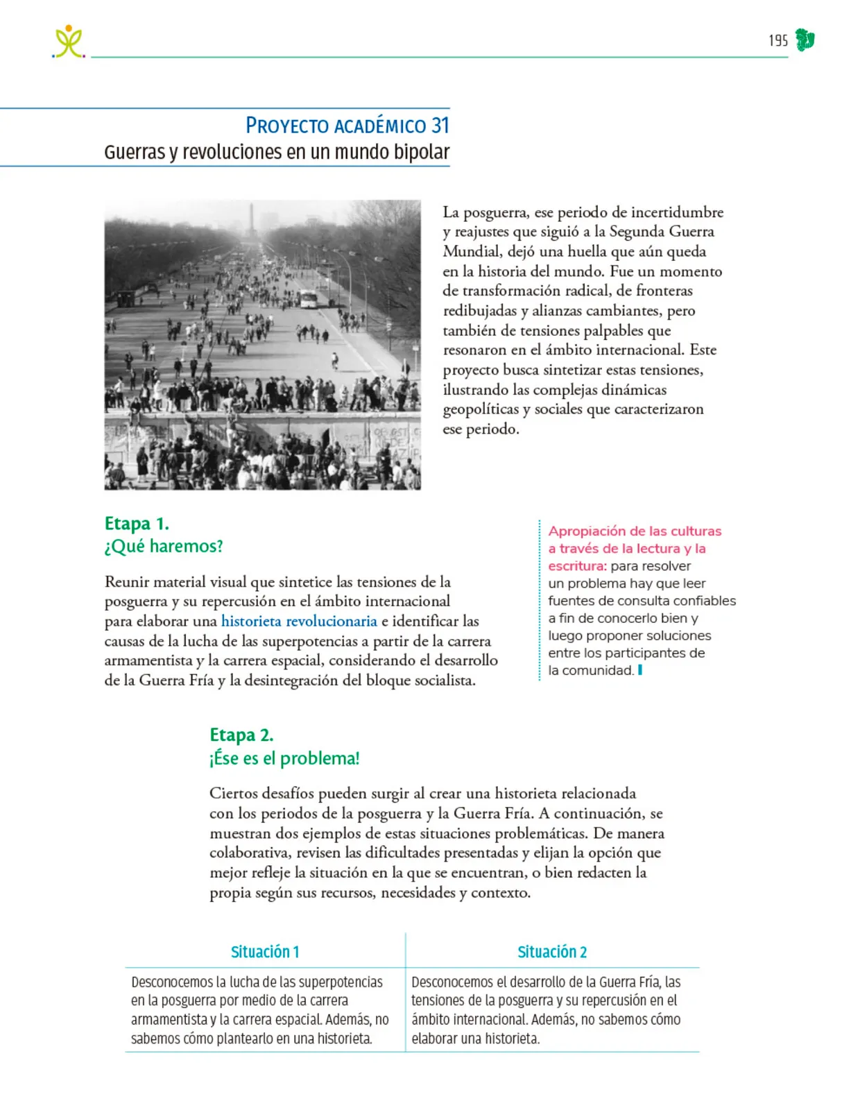 Miniatura página 196 de Colección Nanahuatzin. Nuestro libro de Proyectos.  Tomo III.  Libro de Educación Telesecundaria Grado 3°  Ciclo Escolar 2025 - 2026