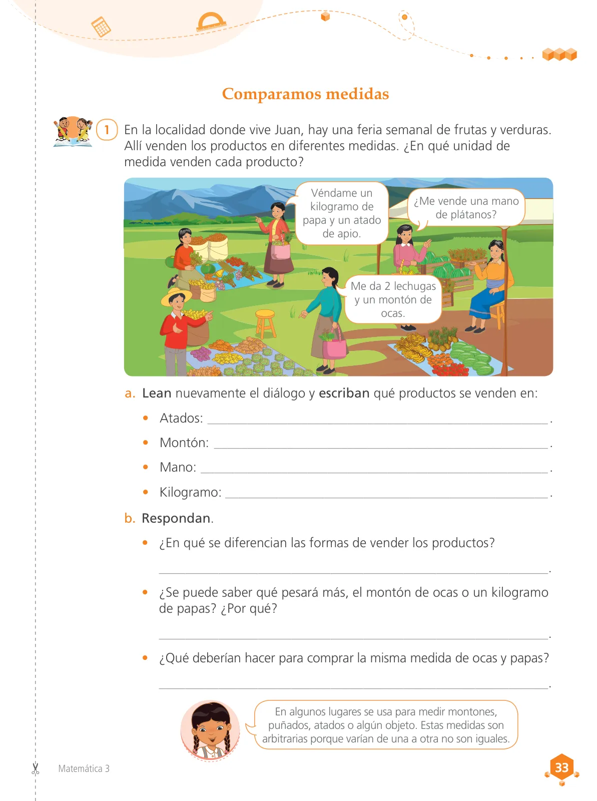 Miniatura página 35 de Matemática 3 : cuaderno de trabajo para tercer grado de Educación Primaria 2019 · 2019