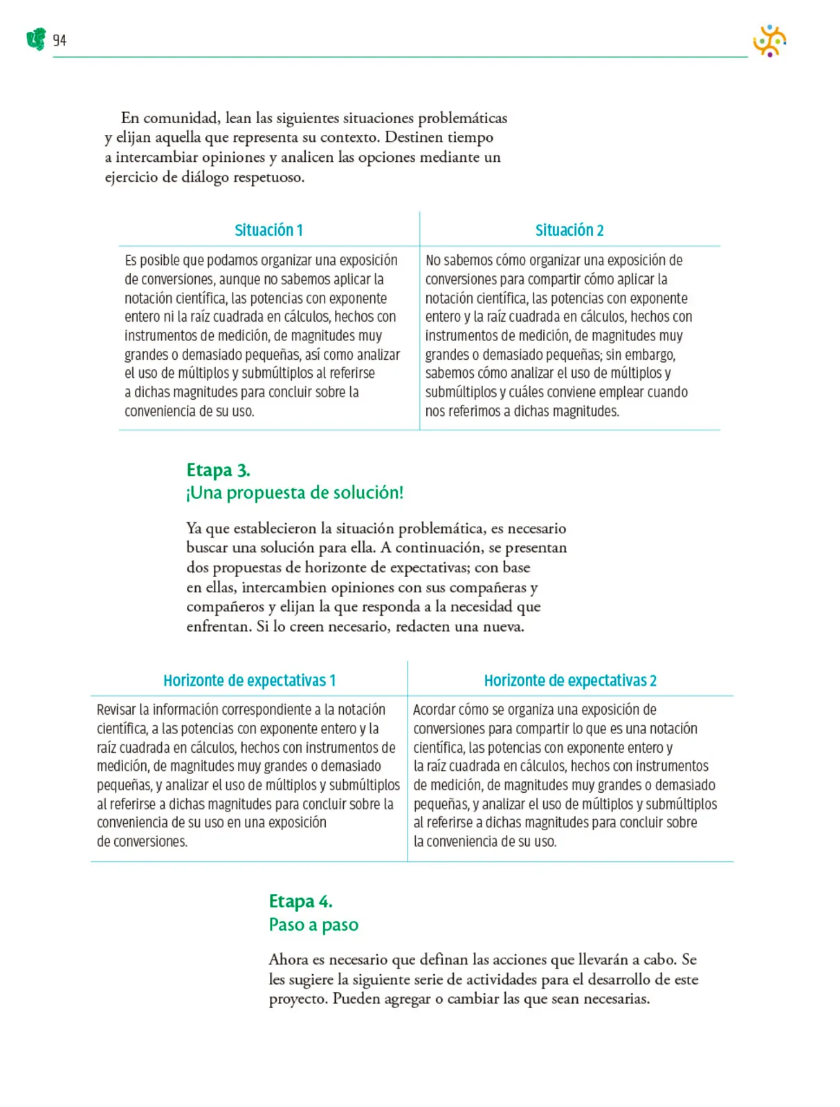 Página 95 de Colección Sk´asolil. Nuestro libro de Proyectos. Tomo III. Libro de Educación Telesecundaria Grado 2° Ciclo Escolar 2025 - 2026