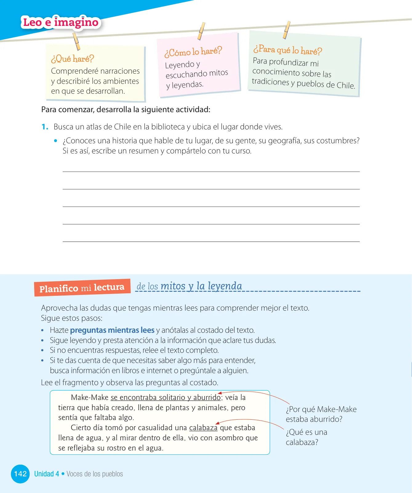 Página 144 de Lenguaje y Comunicación – Cuarto Básico | Texto del Estudiante MINEDUC – Descargar PDF · 2024