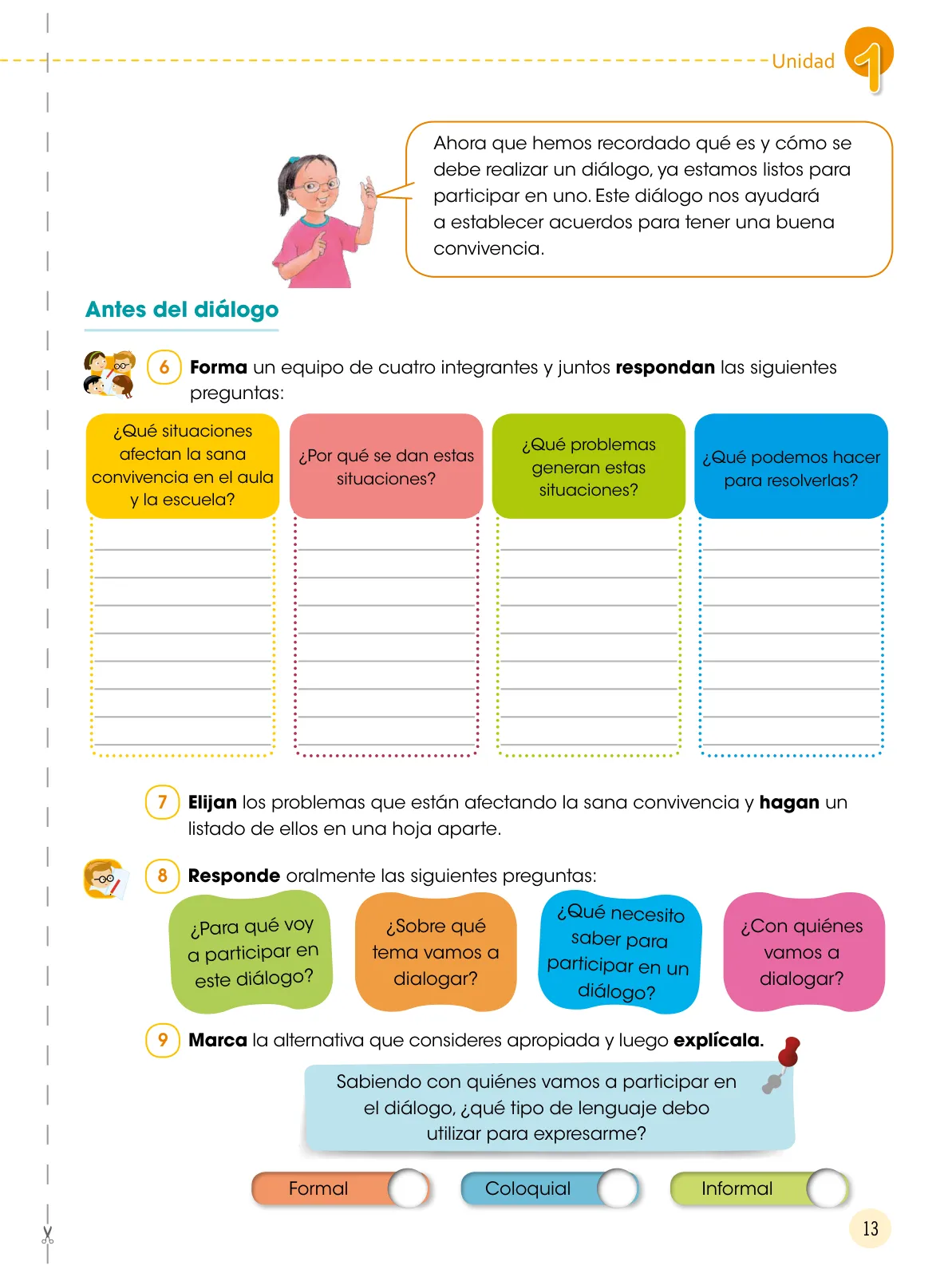 Miniatura página 14 de Comunicación 6 : cuaderno de trabajo para sexto grado de Educación Primaria 2019 · 2019