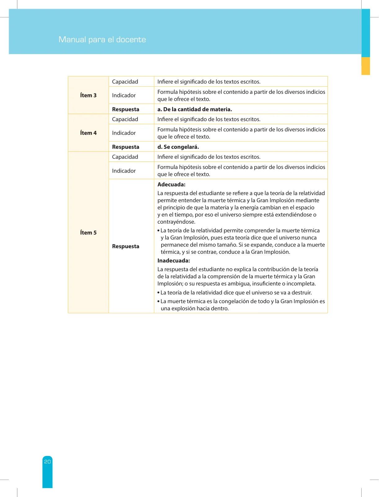 Página 22 de Comprensión lectora 2 : manual para el docente de segundo grado de Secundaria · 2017