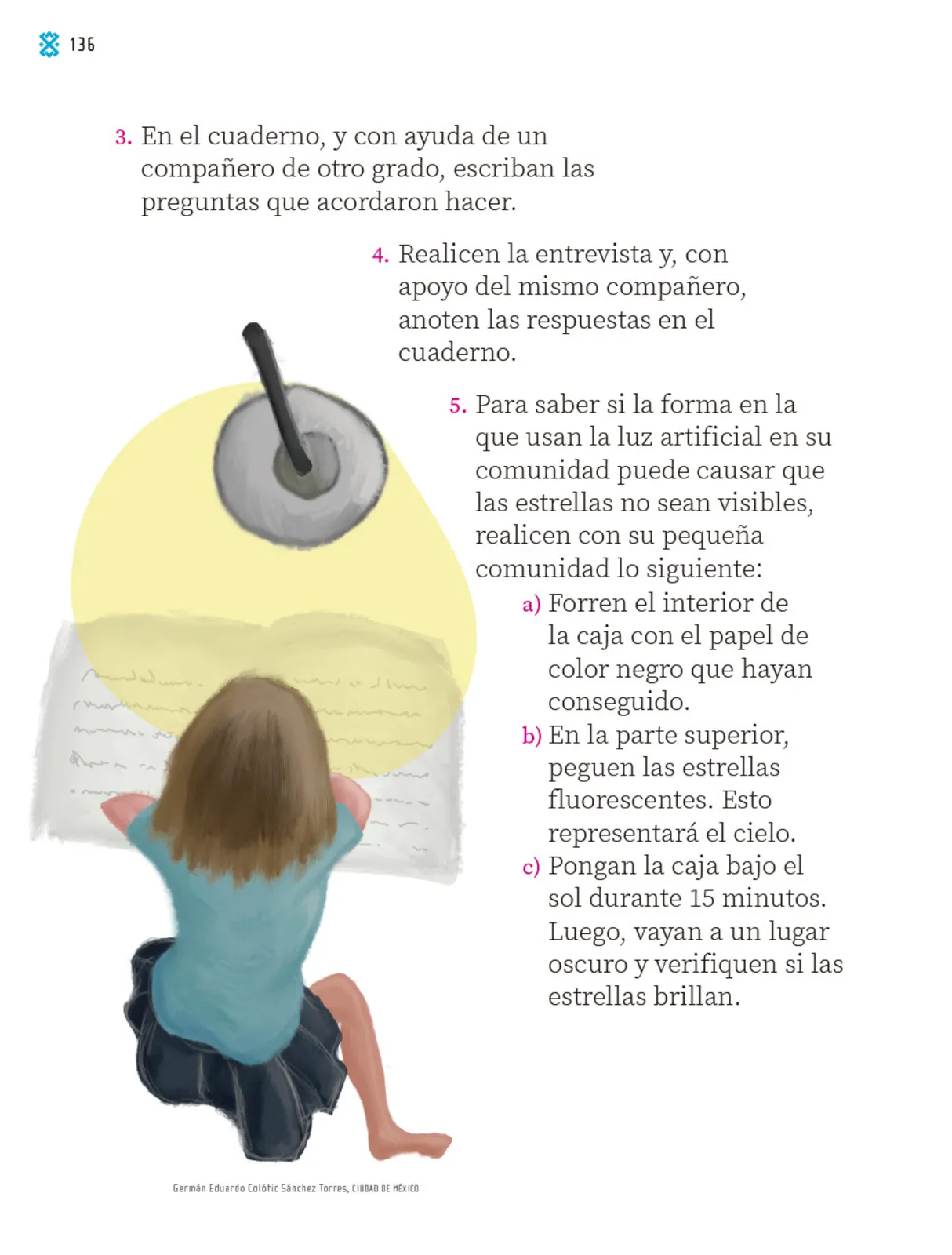 Página 137 de Proyectos Comunitarios. Libro de Educación Primaria Grado 1° Ciclo Escolar 2025 - 2026